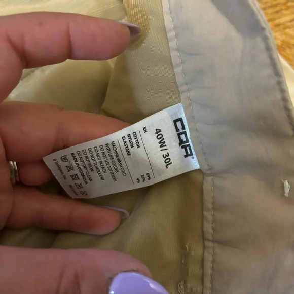 CQR PANTS MENS 40x30 BEIGE TACTICAL CARGO STRETCH VENTED WORKWEAR - Picture 6 of 10